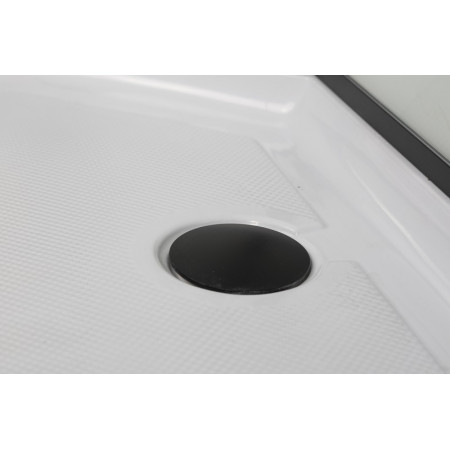 Душевая кабина Niagara Premium NG-6902-01G BLACK (100х100х210) низкий поддон(16см),черный,стекло тонированное,4 места