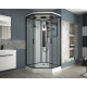 Душевая кабина Niagara Premium NG-6902-01GD BLACK (100х100х220) низкий поддон(16 см),черный,стекло тонированное,4 места