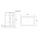 Душевая кабина Niagara Premium NG-6912-01GQR BLACK (120х80х210) низкий поддон(16 см),черный,стекло тонированное,5 мест