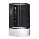 Душевая кабина Niagara Ultra NG-214-01LN (120х80х220) высокий поддон(48см),черный,стекло тонированное,4 места