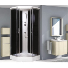 Душевая кабина Niagara Ultra NG-2506-01 (90х90х220) низкий поддон(16см),стекло тонированное,4 места