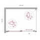 Душевой уголок BelBagno LUCE-AH-1-130/100-C-Cr Душевой уголок BelBagno LUCE-AH-1-130/100-C-Cr