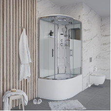 Душевая кабина Niagara Ultra NG-310-01R (120х80х220) высокий поддон(48см),стекло матовое,4 места