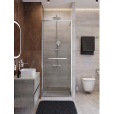 Душевая дверь Cezares LUX-B-FS-1-70-C-CR, 70х195, профиль хром, стекло прозрачное