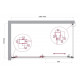 Душевой уголок BelBagno LUCE-AH-1-140/80-C-Cr Душевой уголок BelBagno LUCE-AH-1-140/80-C-Cr