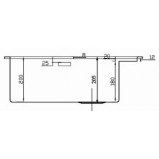 Мойка нерж. сталь Seaman Eco Marino SMB-610XSQ (вентиль-автомат) 610 x 500