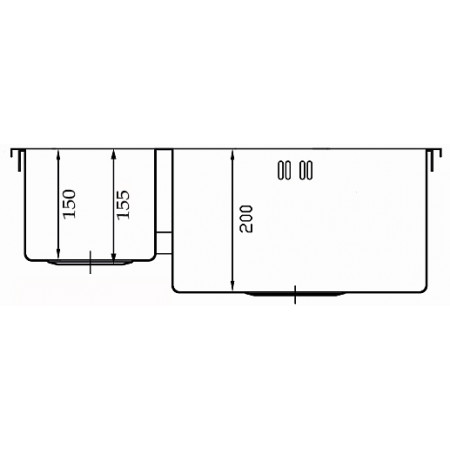 Мойка нерж. сталь Seaman Eco Marino SMB-6151DLS 610 x 510