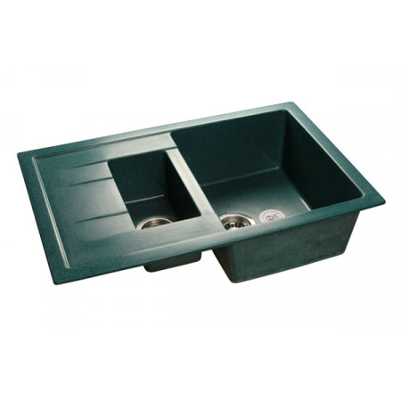 Мойка мраморная Granfest QUADRO GF-Q-775KL зелёная (765 х 495)