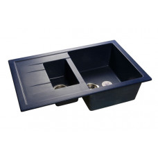 Мойка мраморная Granfest QUADRO GF-Q-775KL синяя (765 х 495)