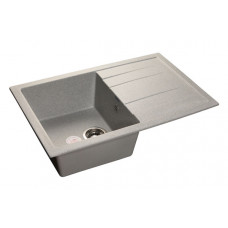 Мойка мраморная Granfest QUADRO GF-Q-780L серая (770 х 495)
