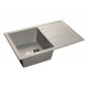 Мойка мраморная Granfest QUADRO GF-Q-780L серая (770 х 495) Мойка мраморная Granfest QUADRO GF-Q-780L серая (770 х 495)