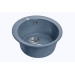 Мойка мраморная Granfest RONDO GF-R-480 графит круглая 475
