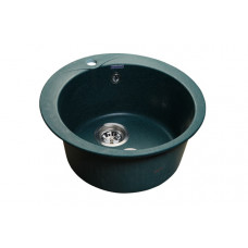 Мойка мраморная Granfest RONDO GF-R-480 зелёная круглая 475