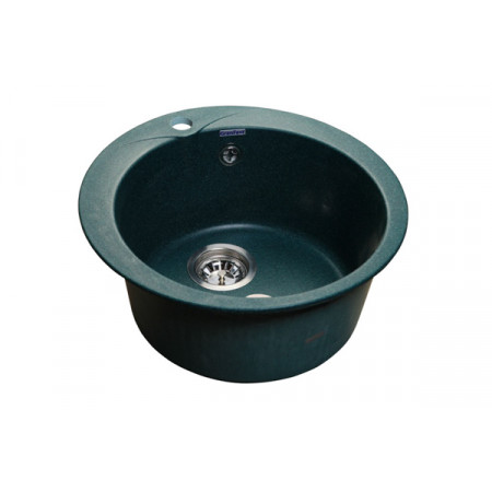 Мойка мраморная Granfest RONDO GF-R-480 зелёная круглая 475