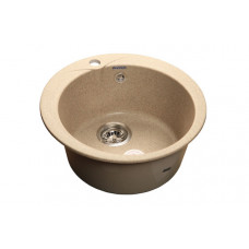 Мойка мраморная Granfest RONDO GF-R-480 песочная круглая 475