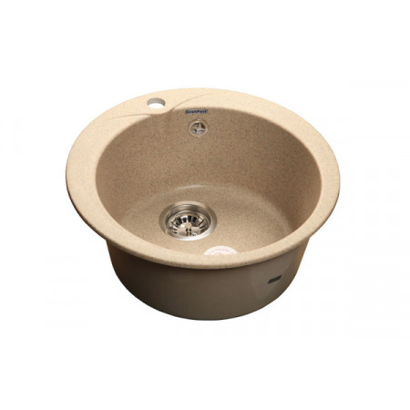 Мойка мраморная Granfest RONDO GF-R-480 песочная круглая 475 Мойка мраморная Granfest RONDO GF-R-480 песочная круглая 475