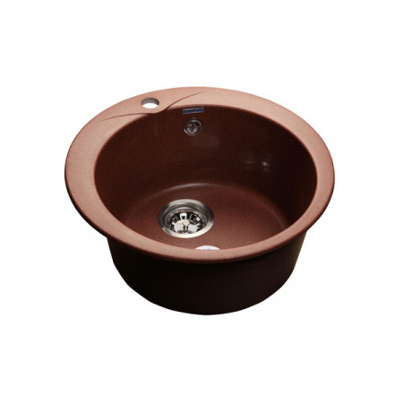 Мойка мраморная Granfest RONDO GF-R-480 терракот круглая 475 Мойка мраморная Granfest RONDO GF-R-480 терракот круглая 475