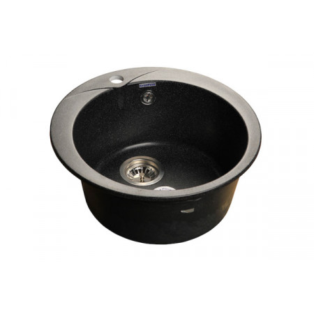 Мойка мраморная Granfest RONDO GF-R-480 чёрная круглая 475 Мойка мраморная Granfest RONDO GF-R-480 чёрная круглая 475