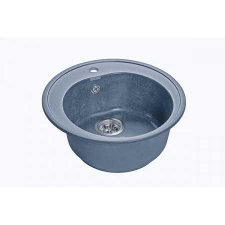 Мойка мраморная Granfest RONDO GF-R-510 графит круглая (508 х 505)