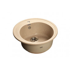 Мойка мраморная Granfest RONDO GF-R-510 песочная круглая (508 х 505)