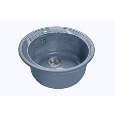 Мойка мраморная Granfest RONDO GF-R-520 графит круглая 520