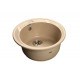 Мойка мраморная Granfest RONDO GF-R-520 песочная круглая 520 Мойка мраморная Granfest RONDO GF-R-520 песочная круглая 520
