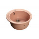 Мойка мраморная Granfest RONDO GF-R-520 розовая круглая 520 Мойка мраморная Granfest RONDO GF-R-520 розовая круглая 520