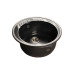Мойка мраморная Granfest RONDO GF-R-520 чёрная круглая 520
