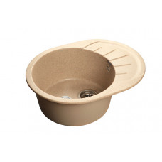 Мойка мраморная Granfest RONDO GF-R-580L песочная овальная (579 х 445)