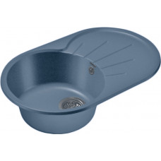Мойка мраморная Granfest RONDO GF-R-750L графит овальная (746 х 455)