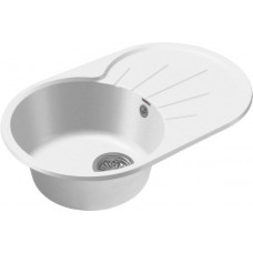 Мойка мраморная Granfest RONDO GF-R-750L иней овальная (746 х 455)