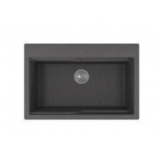 Мойка кварцевая  Florentina  Ромия 770 черный  (770 х 510)