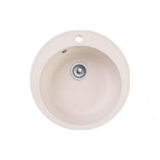 Мойка кварцевая Granfest QUARZ GF-Z-08 белая круглая 479