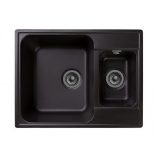 Мойка кварцевая Granfest QUARZ GF-Z-09 чёрная (617 х 480)