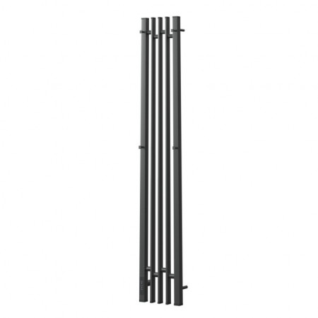 Полотенцесушитель электрический Point Фрея PN20732GB П2 180x1200 диммер слева, графит блеск Полотенцесушитель электрический Point Фрея PN20732GB П2 180x1200 диммер слева, графит блеск