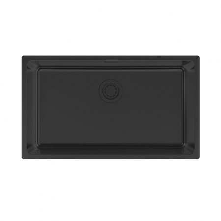 Мойка YUNI 76 UNI, нерж. сталь, YU76-MBN, матовый черный NANO-PVD, 760х440мм, Paulmark Мойка YUNI 76 UNI, нерж. сталь, YU76-MBN, матовый черный NANO-PVD, 760х440мм, Paulmark
