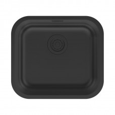 Мойка VELLO 48 UNI, нерж. сталь, VE48-MBN, матовый черный NANO-PVD, 480х440мм, Paulmark