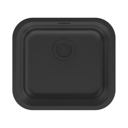 Мойка VELLO 48 UNI, нерж. сталь, VE48-MBN, матовый черный NANO-PVD, 480х440мм, Paulmark