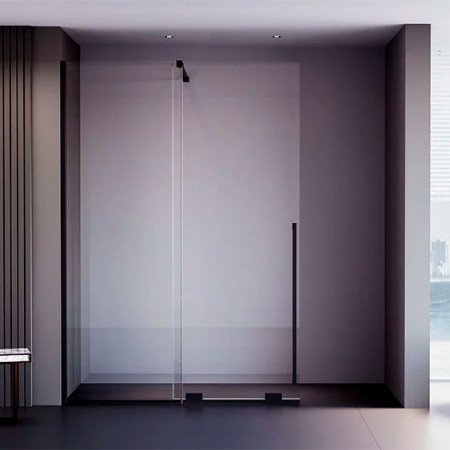 Душевая перегородка раздвижная стекло8ммцвет Черный матовый/Прозрачное(1100x2000) PTDW-50B-110-01-C5 Душевая перегородка раздвижная стекло8ммцвет Черный матовый/Прозрачное(1100x2000) PTDW-50B-110-01-C5