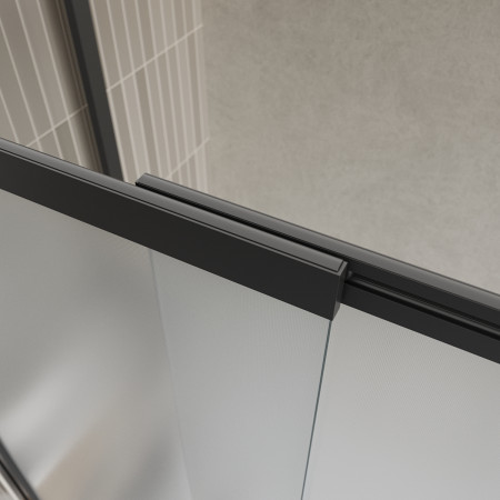 Шторка на ванну BelBagno LUCE-VF-11-90/145-P-NERO Шторка на ванну BelBagno LUCE-VF-11-90/145-P-NERO