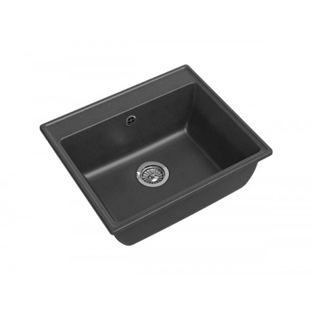 Мойка мраморная Granfest VERTEX GF-V-580 графит (580 х 500)