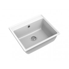 Мойка мраморная Granfest VERTEX GF-V-580 иней (580 х 500)