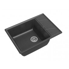 Мойка мраморная Granfest VERTEX GF-V-680L графит (680 х 500)