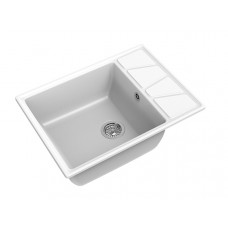 Мойка мраморная Granfest VERTEX GF-V-680L иней (680 х 500)