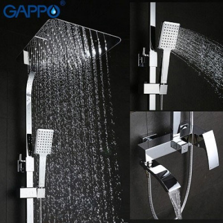 Душевая система хром G2407 Gappo Душевая система хром G2407 Gappo