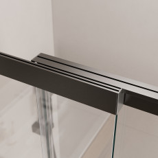 Душевая шторка на ванну CEZARES SLIDER-FIX-VF-11-90/150-C-GM с фиксированным креплением одной створки