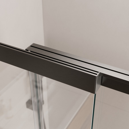 Душевая шторка на ванну CEZARES SLIDER-FIX-VF-11-90/150-C-GM с фиксированным креплением одной створки Душевая шторка на ванну CEZARES SLIDER-FIX-VF-11-90/150-C-GM с фиксированным креплением одной створки