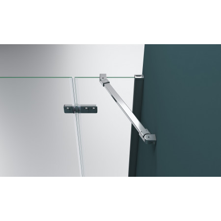 Душевая дверь BelBagno KRAFT-B-12-60/60-C-Cr-L Душевая дверь BelBagno KRAFT-B-12-60/60-C-Cr-L