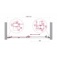 Дверь в проём BelBagno LUCE-BF-1-120-C-NERO Дверь в проём BelBagno LUCE-BF-1-120-C-NERO