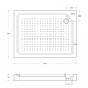 Акриловый поддон 120х80 правосторонний BelBagno TRAY-BB-AH-120/80-15-W-R с сифоном